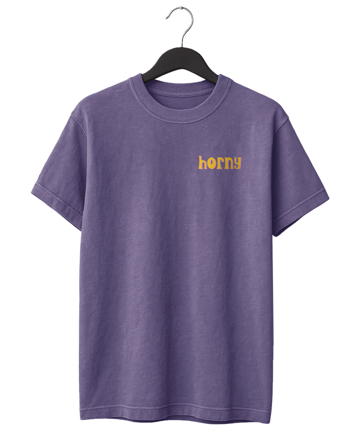 Horny Left Chest T-Shirt