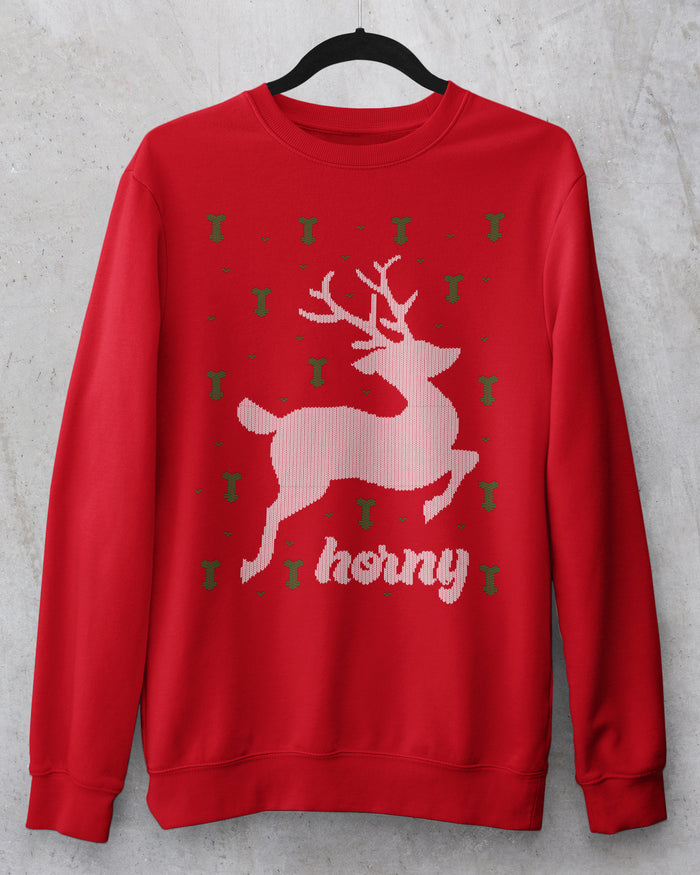 Horny Christmas Crewneck