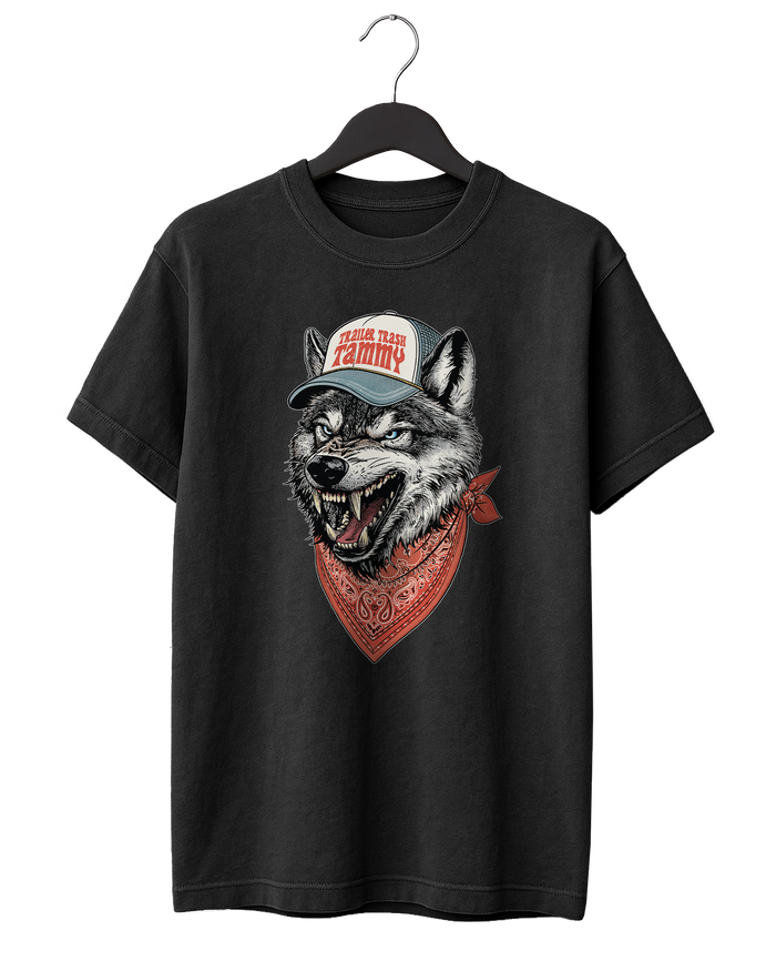 Trucker Wolf T-Shirt
