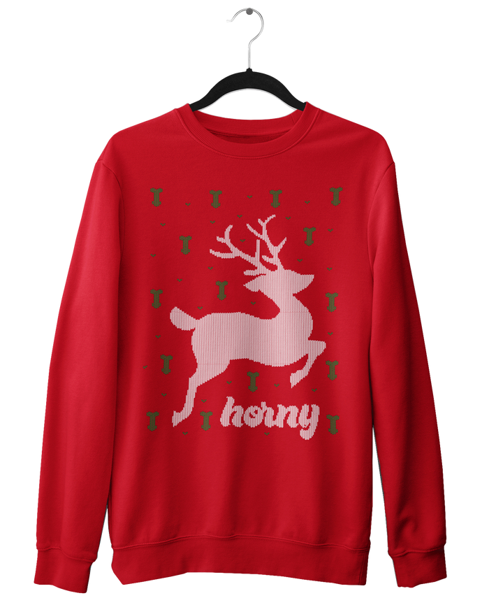 Horny Christmas Crewneck